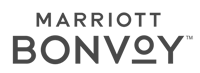 The image shows the logo of Marriott Bonvoy, a global travel program by Marriott International.